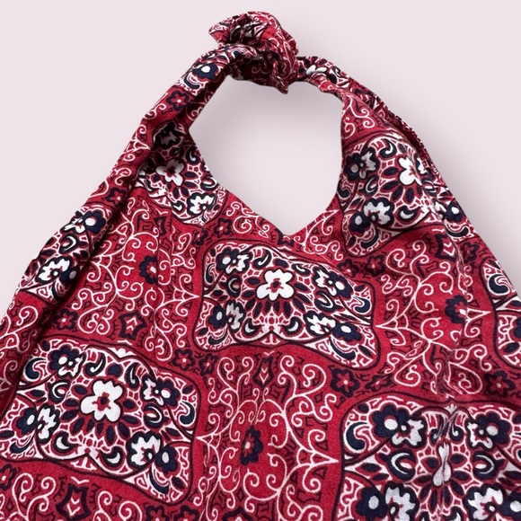 Set Of Two Toddler Girl Old Navy Fourth Of July Patriotic Plaid Paisley Dresses - Picture 5 of 12